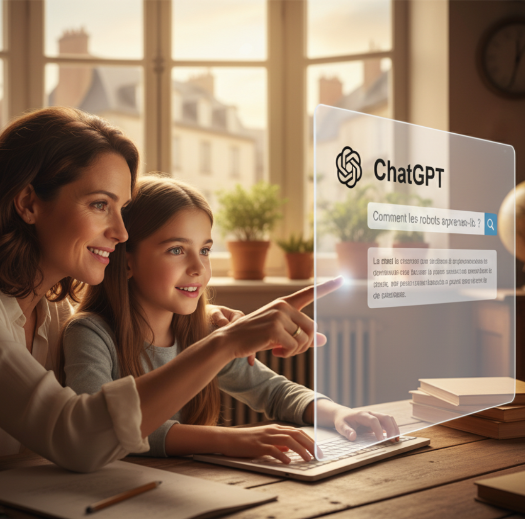 Étude : la moitié des enfants utilisent ChatGPT, souvent avec le soutien parental