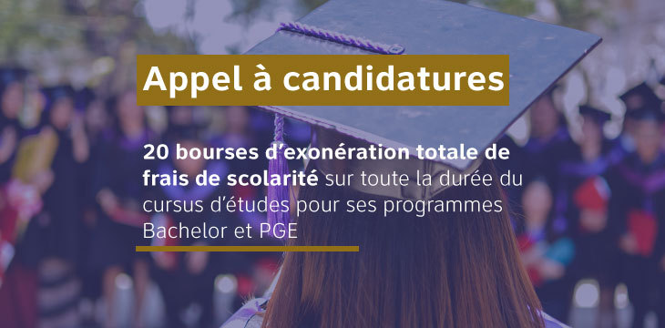 20 full tuition fee waiver scholarships for the whole course of study starting from the academic year 2021 for both PGE & Bachelor programs