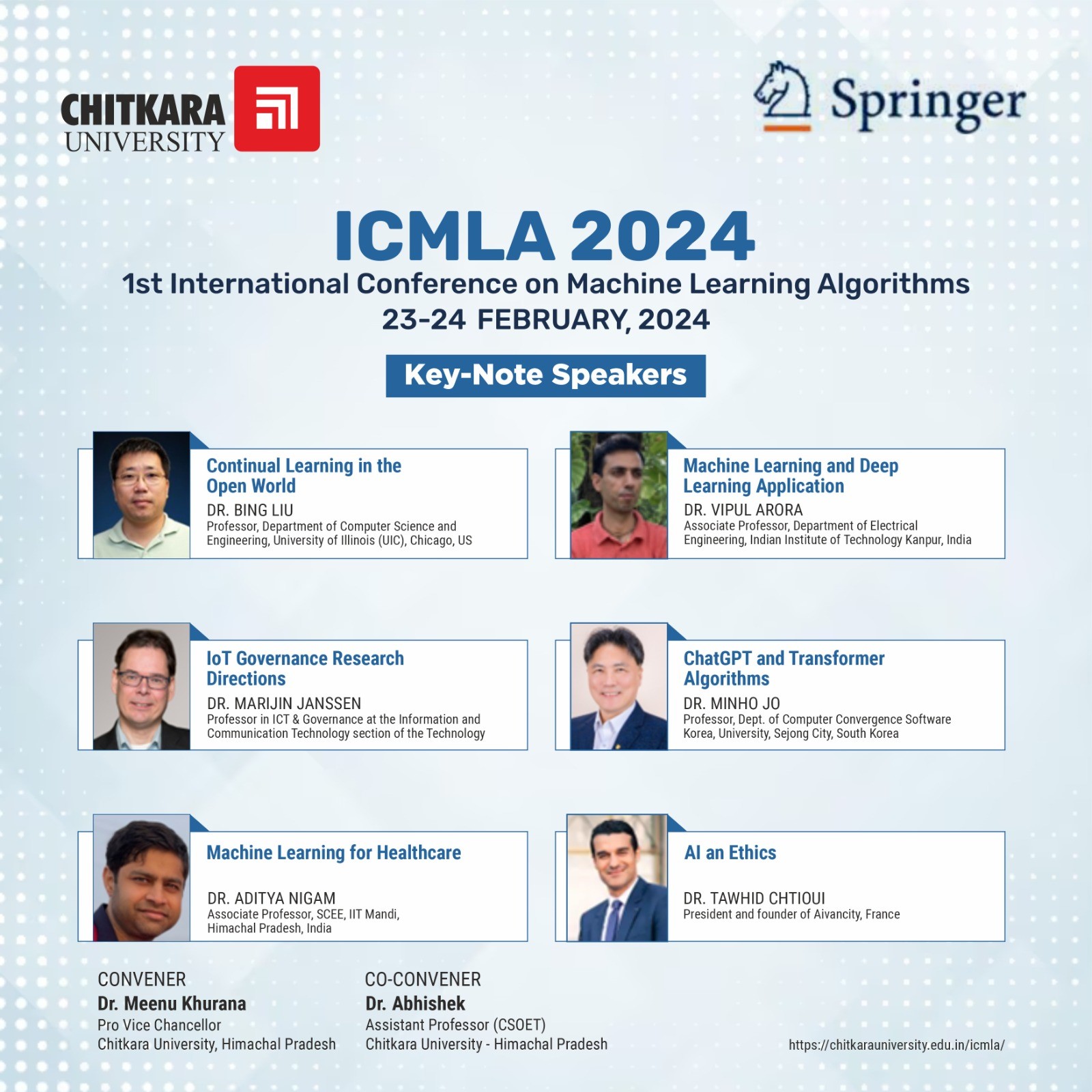 Le programme de la conférence internationale dédiée aux algorithmes de Machine Learning – ICMLA 2024