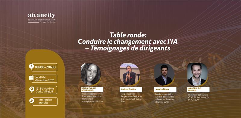 Conduire le changement avec l’IA- Paris Villejuif