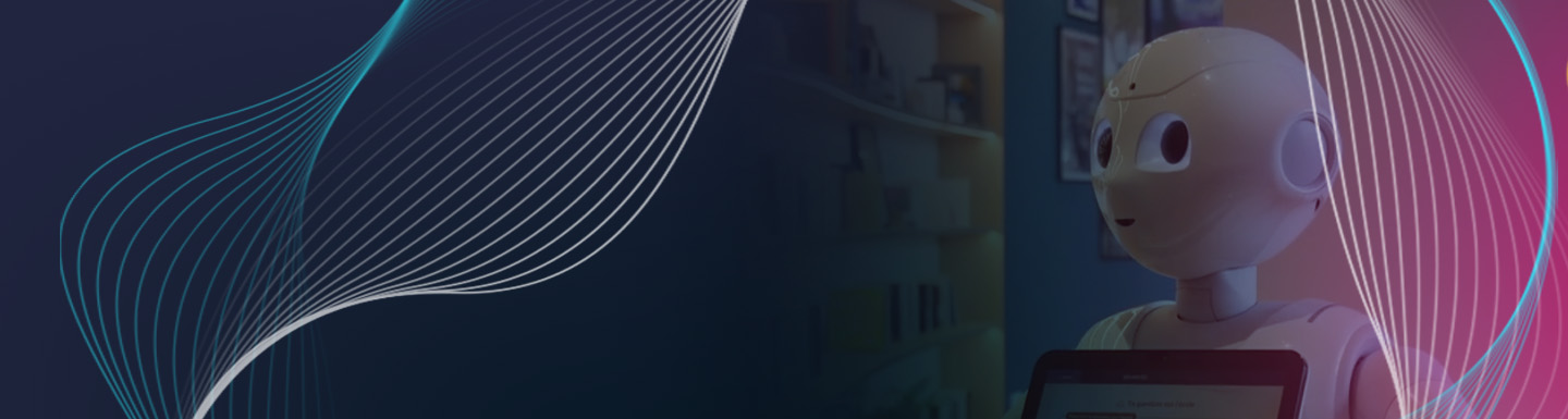 pepper robot on campus