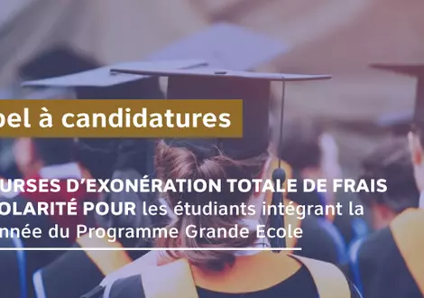 10 bourses d'exonération totale de frais de scolarité