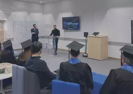 Cérémonie de remise des diplômes de la promotion 2022 du MSc Machine Learning for Business Intelligence