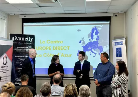 Atelier de présentation de la Clinique de l’IA d’aivancity 