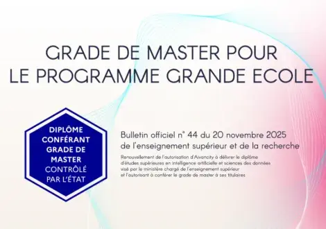 aivancity obtient le grade de Master pour son Programme Grande École 